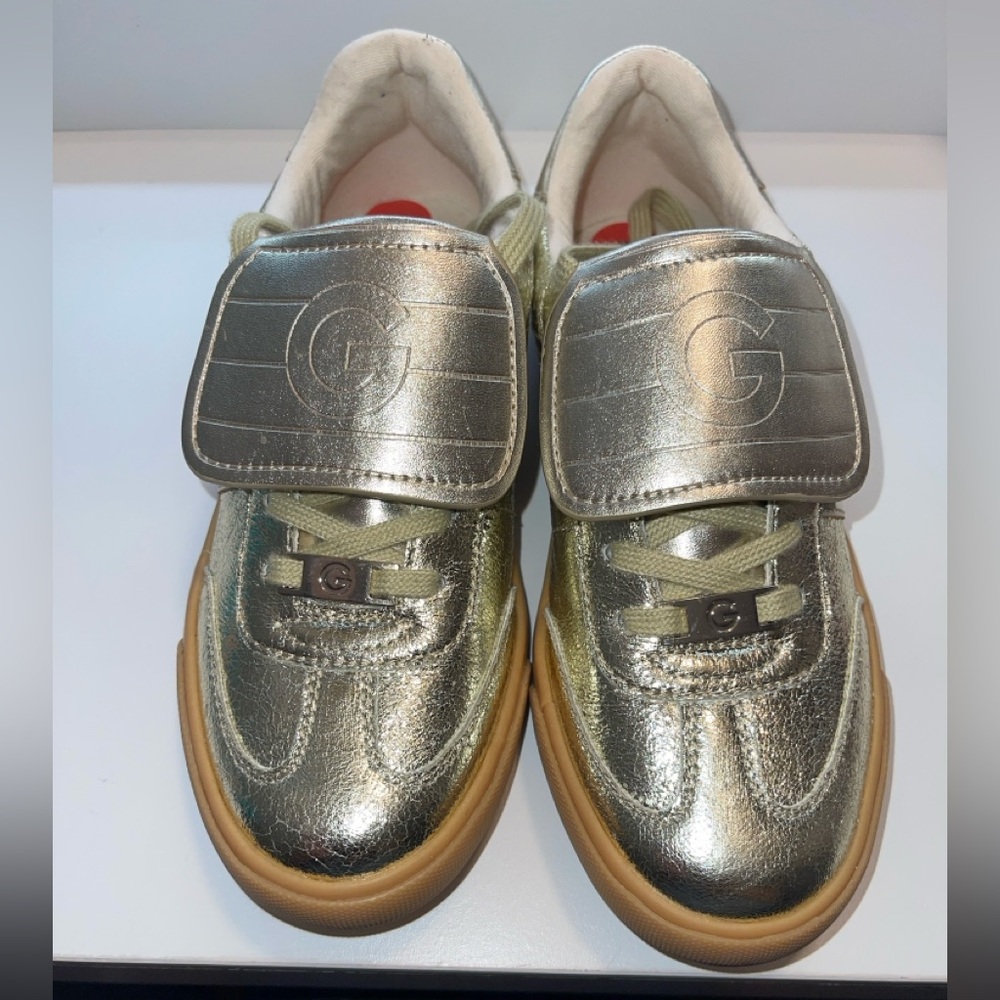 Guess Metallic Silver Sneakers